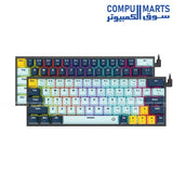 Fantech MK874 V2 mechanical keyboard with switch puller, keycap puller, and extra switches included