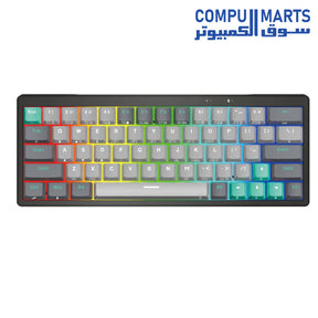 FANTECH MK912 ATOM PRO63 keyboard with Full Keys NKRO anti-ghosting