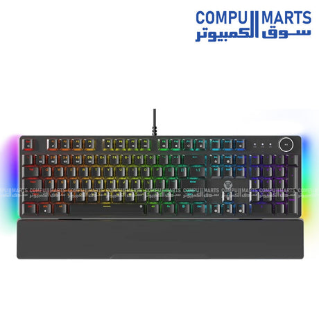 Fantech MaxPower II MK894 gaming keyboard with full-key anti-ghosting and 1000 Hz polling rate