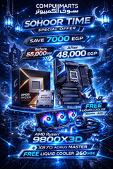 SOHOOR TIME – AMD Ryzen 7 9800X3D + X870 AORUS MASTER Bundle (Free 360mm Liquid Cooler)