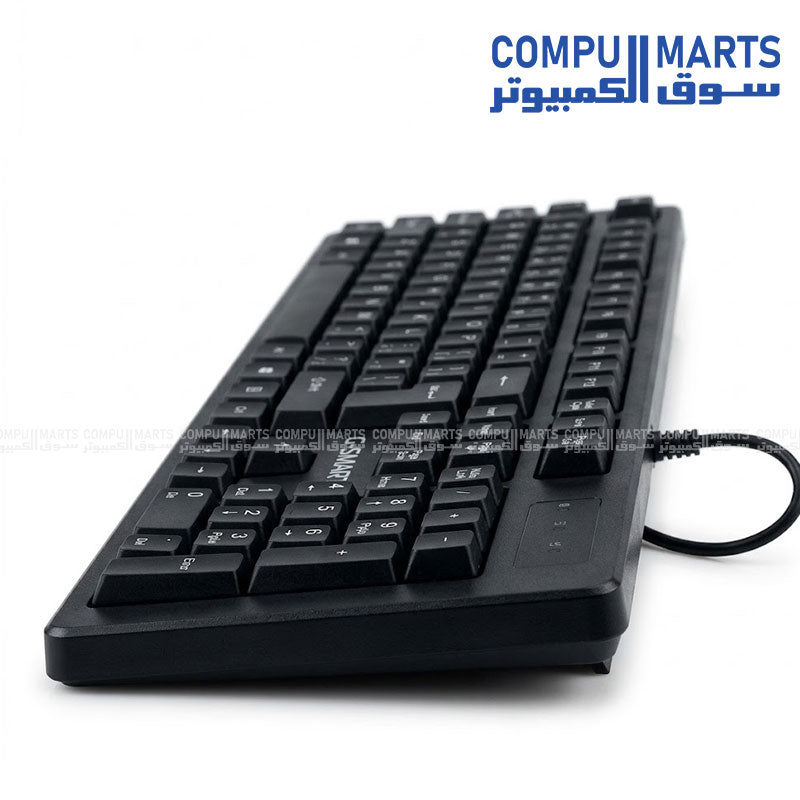 G SMART Gamma Tech KY-K681 wired keyboard with quiet and smooth tactile keys