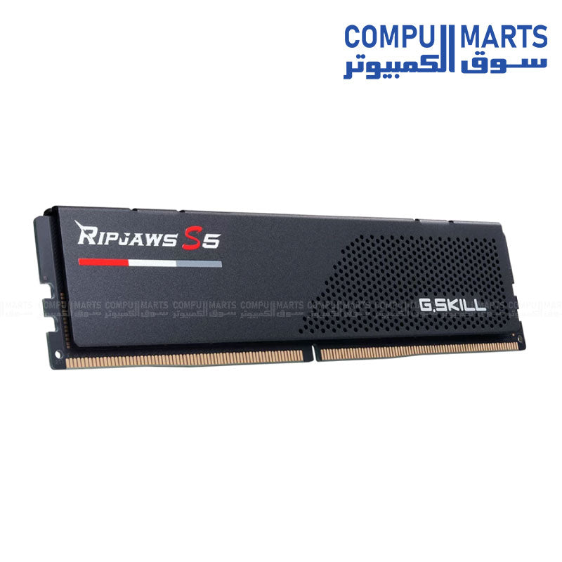 G.SKILL Ripjaws S5 32GB (2x16GB) DDR5 5600MHz CL40 desktop memory kit with Intel XMP support