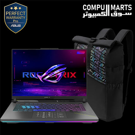 ASUS ROG Strix G16 G614PH-RV659W AMD Ryzen 9 8940HX RTX 5050 laptop with gift bag