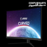 MSI G32C4X monitor with 1920 × 1080 Full HD VA display