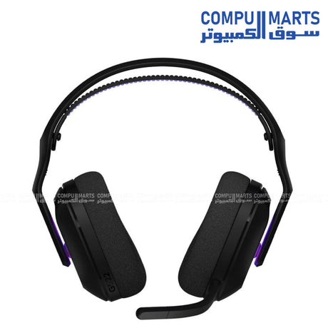 Logitech G522 LIGHTSPEED Black wireless gaming headset with LIGHTSYNC RGB