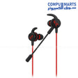 Somic G618i in-ear gaming headset black and red