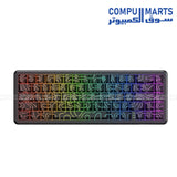ONIKUMA G67 67-Key Magnetic Switch RGB Gaming Keyboard