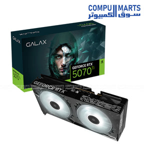 RTX 5070 Ti 1-Click OC 2X - GPU - GALAX - 16GB GDDR7 PCIe 5.0 Dual Fan Gaming Graphics Card