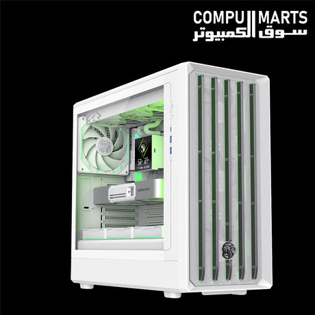 GAMEMAX CLAW 460 WB White PC Case Supporting Graphics Cards up to 420mm