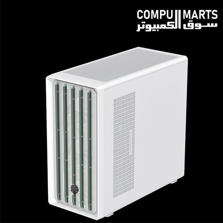 GAMEMAX CLAW 460 WB White ARGB Gaming Case with AURA Sync Support