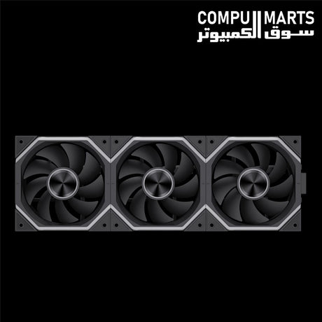 GAMEMAX FN12A-N2 WL fan with 8 center LEDs and 16 outer-ring LEDs