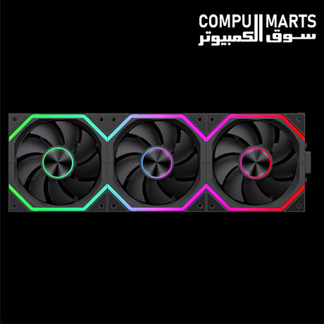 GAMEMAX FN12A-N2 WL black wireless PWM case fan