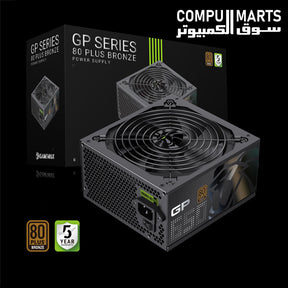GameMax GP 650B 650W 80 Plus Bronze Ultra-Stable Power Supply