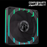 GAMEMAX Tornado T14 ARGB Black/White Case Fan, 24 ARGB LEDs, 2200RPM PWM, 66.89 CFM