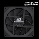 GAMEMAX Tornado T14 ARGB Black/White Case Fan, 24 ARGB LEDs, 2200RPM PWM, 66.89 CFM