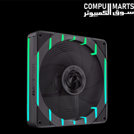 GAMEMAX Tornado T14 ARGB-R fan with 24 outer-ring ARGB LEDs