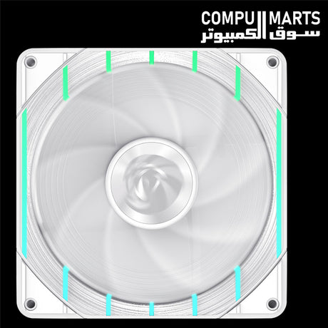 GAMEMAX Tornado T14 ARGB-W white ARGB case fan