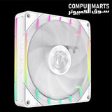 GAMEMAX Tornado T14 ARGB-W PWM cooling fan with 66.89 CFM airflow