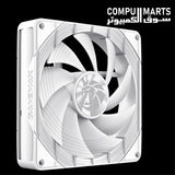 GAMEMAX Tornado T14 ARGB-W white fan with 24 outer-ring LEDs