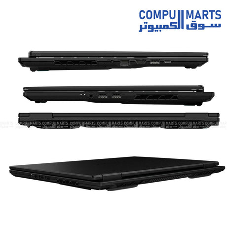 لابتوب GIGABYTE Gaming A16 CVH من الأمام بشاشة 16 بوصة 165Hz
