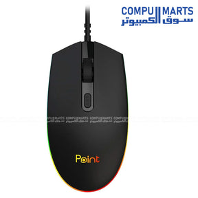 Point PT-36 4D wired gaming mouse with LED lighting