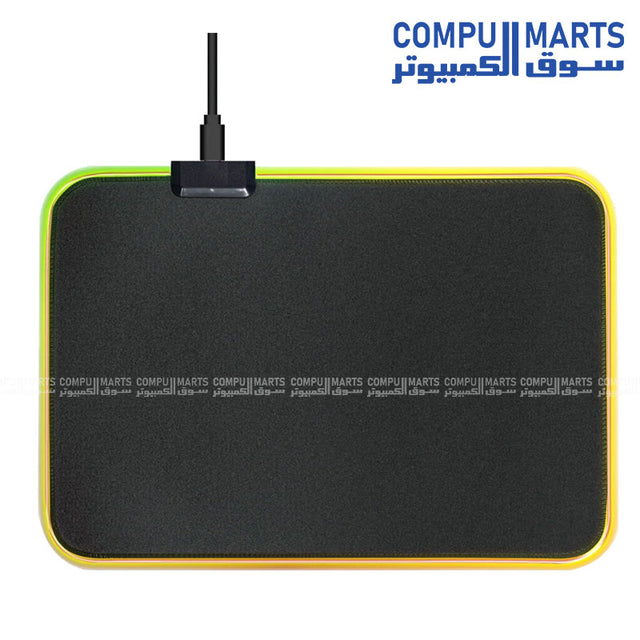 GAMMA B-350 RGB Gaming Mouse Pad with USB powered plug-and-play operation