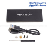 Portable GAMMA M.2 SSD External Enclosure designed for external storage and data transfer at Compumarts