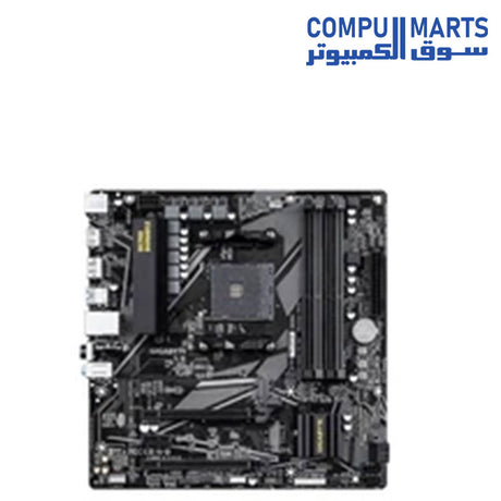 AMD B550 chipset motherboard with DDR4 DIMM slots available at Compumarts