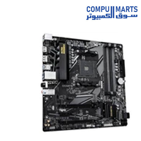 Micro ATX motherboard featuring multiple M.2 and SATA 6Gb/s storage connectors