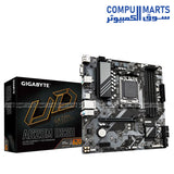 GIGABYTE A620M DS3H rev.1.0 – AM5 DDR5 up to 7600 MT/s OC | PCIe 4.0 GPU Slot | 1× M.2 | GbE LAN | Micro‑ATX