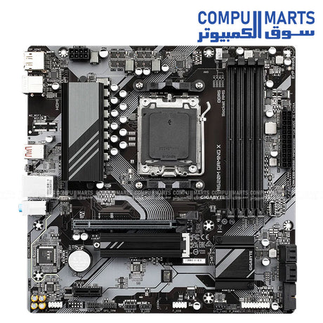 GIGABYTE A620M GAMING X rev.1.0 – Micro‑ATX AM5 motherboard – DDR5 OC (XMP/EXPO) – PCIe 4.0 M.2 slot – Gigabit LAN
