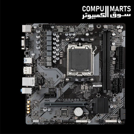 GIGABYTE A620M S2H motherboard with PCIe 4.0 expansion and M.2 SSD connectivity