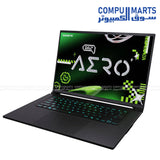 AMD Ryzen AI 7 350 powered GIGABYTE AERO X16 EG61H Copilot+ laptop with RGB backlit keyboard and 165Hz display at Compumarts