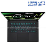 GIGABYTE AERO X16 EG61H laptop with 1TB NVMe SSD, USB4 Type-C connectivity, Windows Hello IR webcam, and NVIDIA RTX 5050 graphics