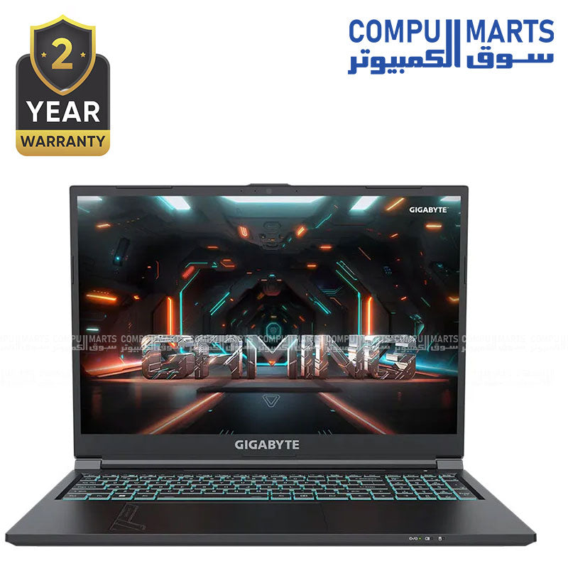 GIGABYTE AI GAMING LAPTOP G6  i7-13620H, 16GB DDR5, 1TB SSD RTX 4050 6GB FHD+ 165HZ RGB KEYBOARD Dolby ATMOS