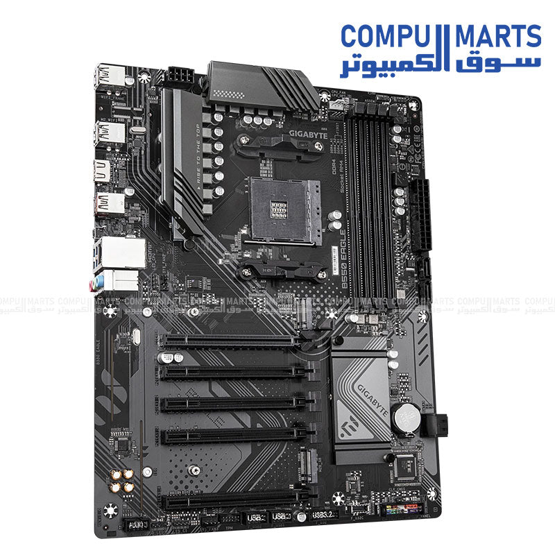 GIGABYTE B550 EAGLE – ATX Motherboard – AMD AM4 – DDR4 4733MHz OC – PCIe 4.0 – Dual M.2 – High Performance
