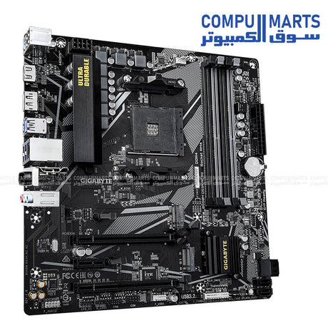 GIGABYTE B550M DS3H AC R2 – Micro‑ATX AM4 Motherboard – DDR4 OC 4733MHz – PCIe 4.0 – Dual M.2 – Wi‑Fi 5 & Bluetooth 4.2 – Gigabit LAN
