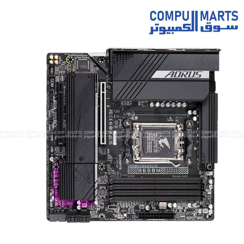 GIGABYTE B650M AORUS ELITE DDR5 Micro‑ATX Motherboard – AM5, PCIe 5.0