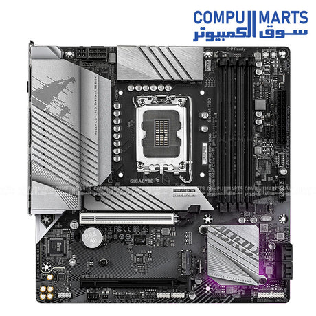 GIGABYTE B760M AORUS ELITE WiFi6E GEN5 – Micro‑ATX LGA1700 Motherboard – PCIe 5.0 x16 – DDR4 5333MT/s OC – Dual M.2 – Wi‑Fi 6E & 2.5GbE LAN
