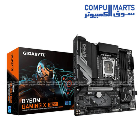 PCIe 5.0 x16 and dual M.2 slots – GIGABYTE B760M board

