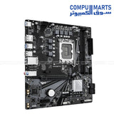 GIGABYTE B760M H V2 motherboard PCIe and M.2 slots