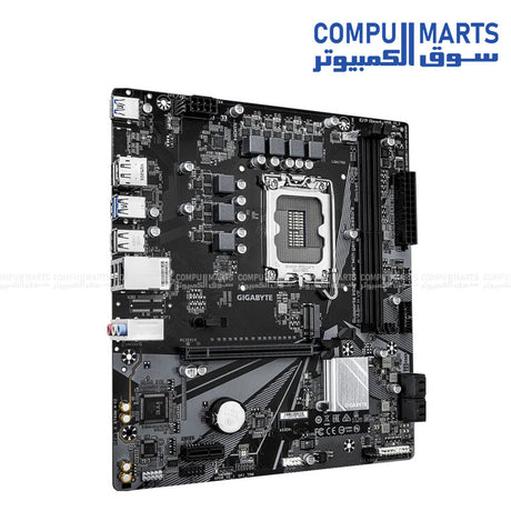 GIGABYTE B760M H V2 motherboard PCIe and M.2 slots