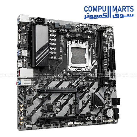 Dual M.2 slots and PCIe 4.0 layout – GIGABYTE B840M

