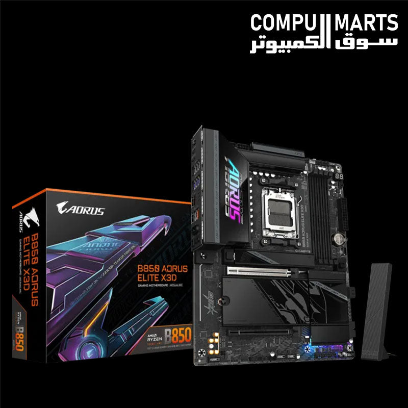 GIGABYTE B850 AORUS ELITE X3D ATX motherboard