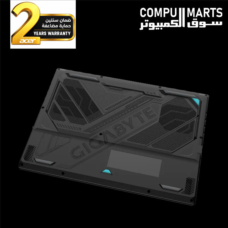 GIGABYTE GAMING A16 gaming laptop with 16GB DDR5 RAM and 1TB SSD