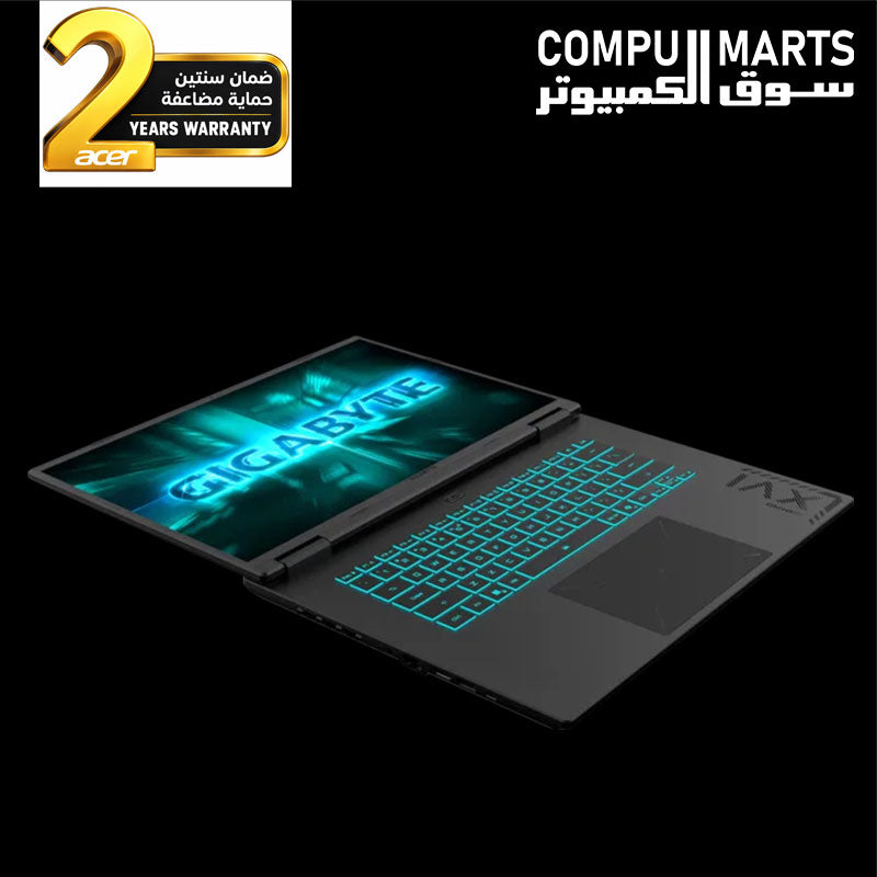 GIGABYTE GAMING A16 laptop with Intel Core i7-13620H processor