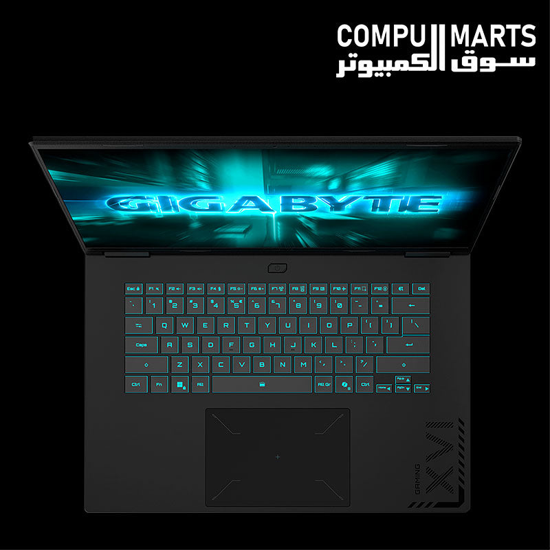 GIGABYTE GAMING A16 GA6H gaming laptop with 16GB DDR5 memory