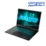 Gigabyte Gaming A16 GA63H RTX 5050 laptop with AMD Ryzen 7 processor and 165Hz 16 inch IPS display available in Egypt