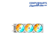 High performance liquid cooler with 2200 RPM fan speed from Compumarts
