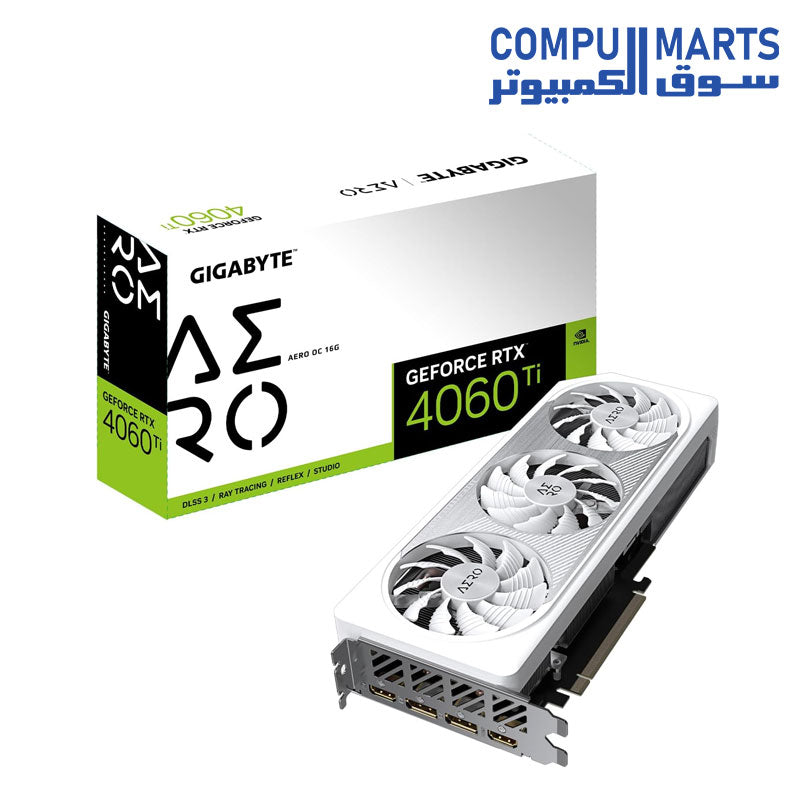 RTX 4060 Ti-Graphics Card-GIGABYTE-GeForce-AERO-OC-16GB